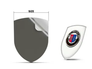 Alpina Silikonsticker S Logo Hochwertig Professionell